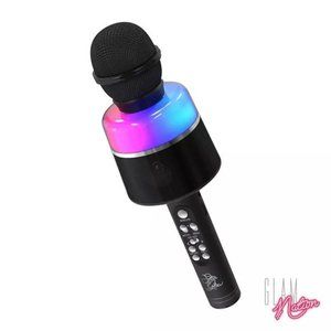 NWT Pop Solo Bling Bluetooth Karaoke Microphone with Smartphone Holder
